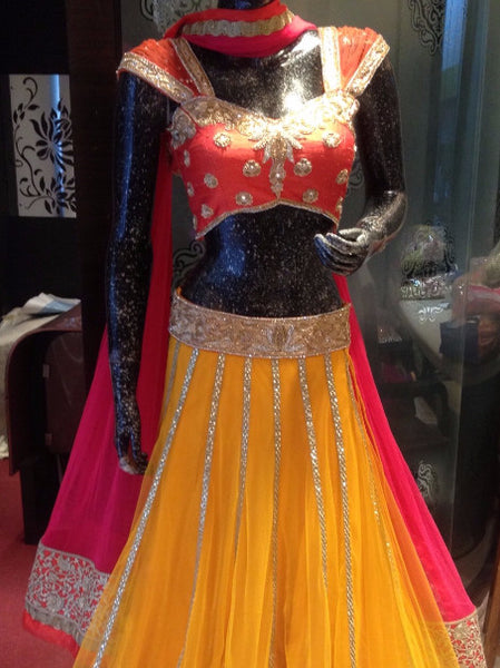 Yellow Vibrant Lehenga